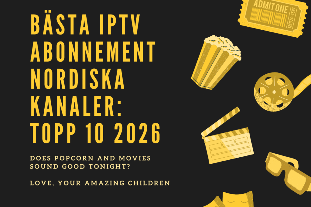 Bästa IPTV abonnement nordiska kanaler